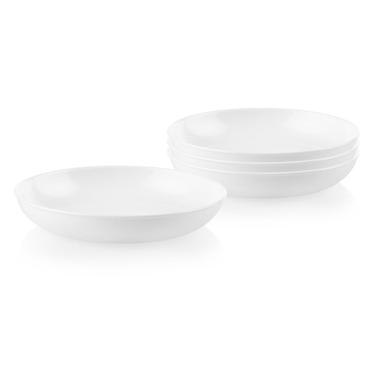 Corelle® Winter Frost White Dinnerware Set – Service for 12 + Meal Bowls - Image 2