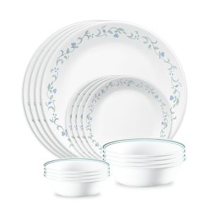 Corelle® Country Cottage 16-piece Mugless Dinnerware Set, Service for 4