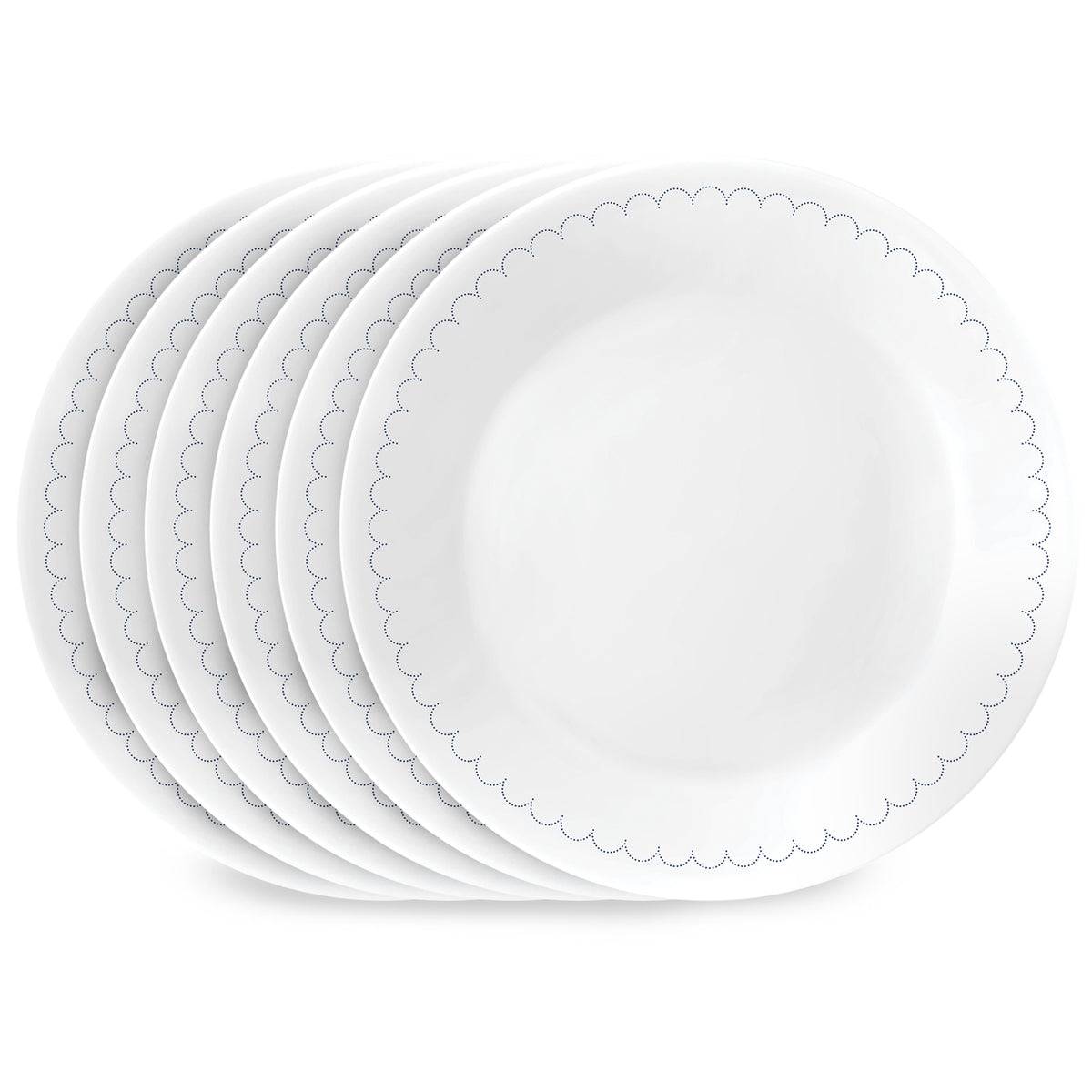 Corelle® Caspian Lace 6.75" Appetizer Plate, 6-pack