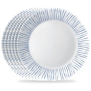 Corelle® Botanical Stripes 10.25" Dinner Plate, 6 pack