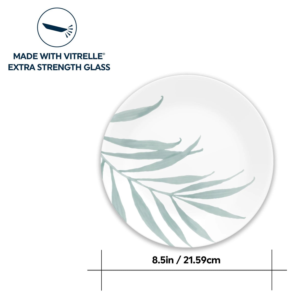 Corelle® Solar Print 8.5" Salad Plate, EXCLUSIVE - Image 4