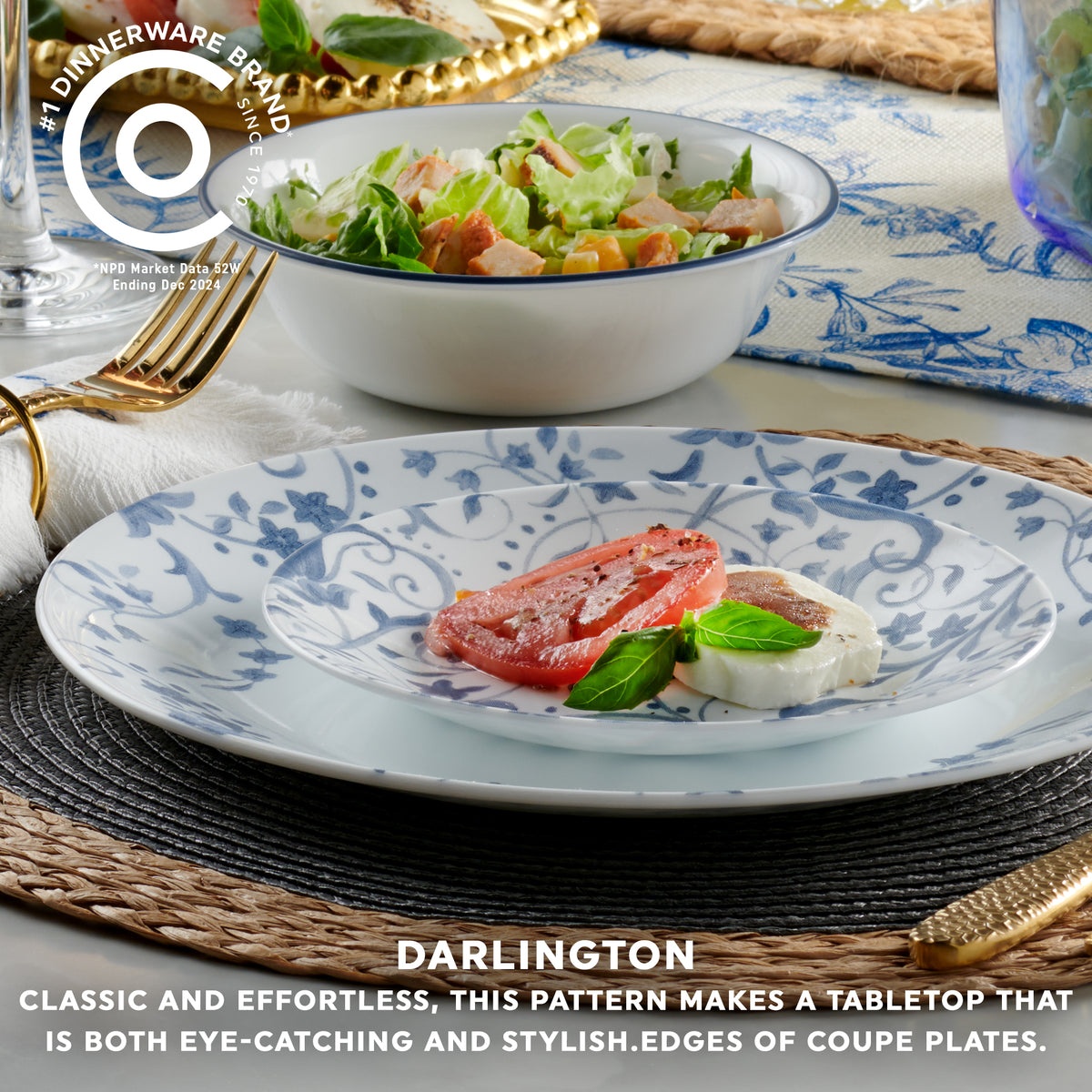 Corelle® Darlington 18-piece Dinnerware Set, Service for 6 - Image 8