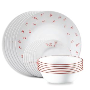 Corelle® Sweet Flora 18-piece Dinnerware Set, Service for 6