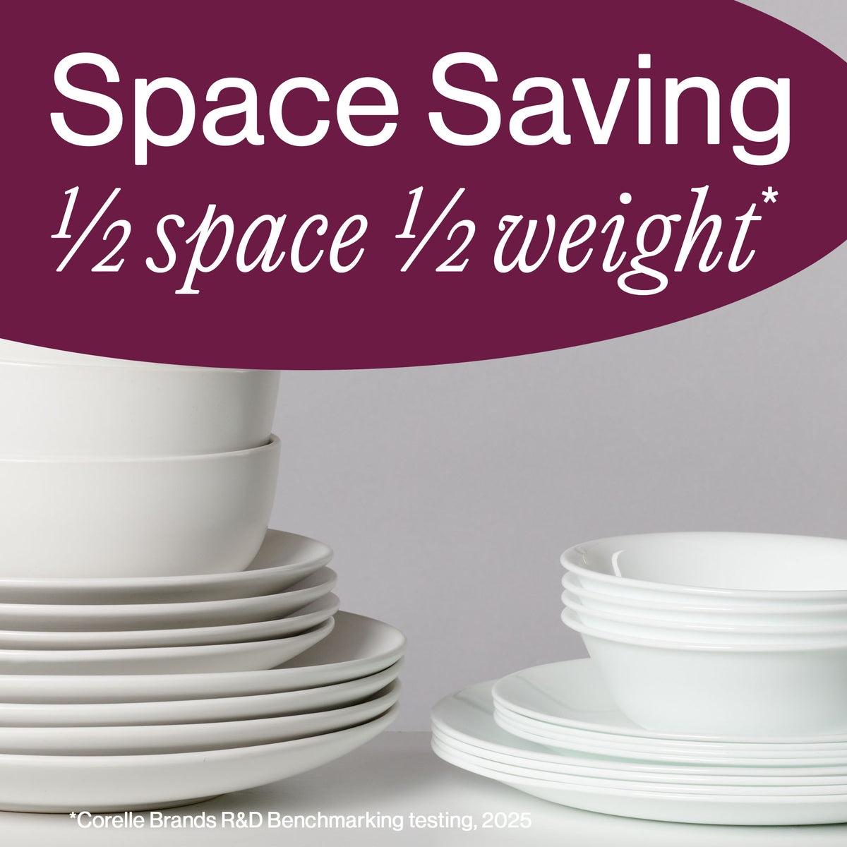 Corelle® Blue Bouquet 8.5" Lunch Plate, 6-pack - Image 8