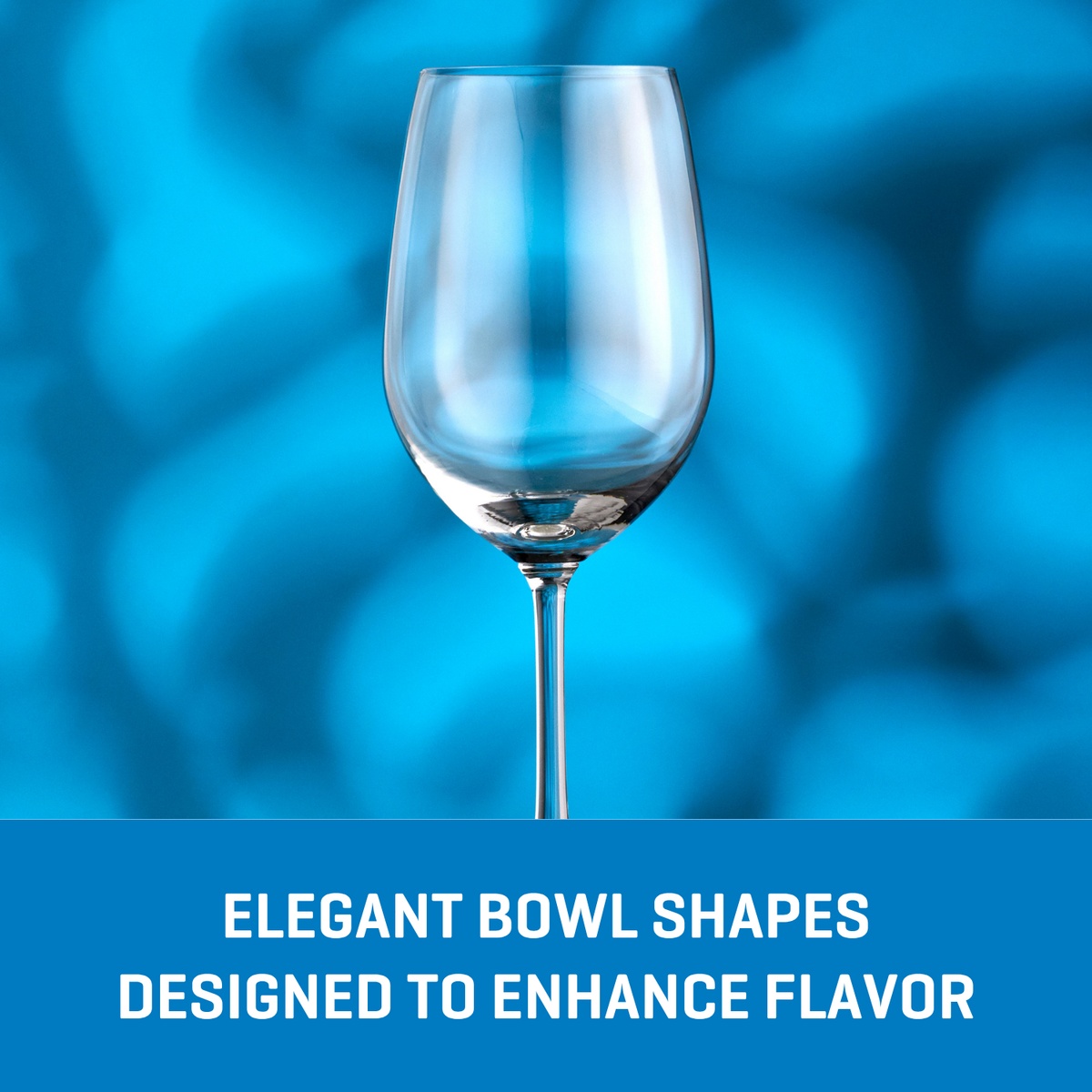 Ocean Glass Matera White Wine Glasses (4-Pieces), 14-ounce, dishwasher safe - Image 4